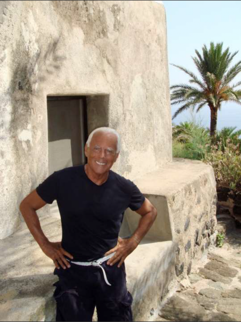 Giorgio Armani a Pantelleria
