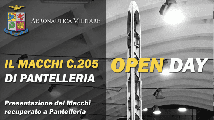 Pantelleria: l’11 luglio Open Day dell’Aeronautica Militare e presentazione Macchi C.205