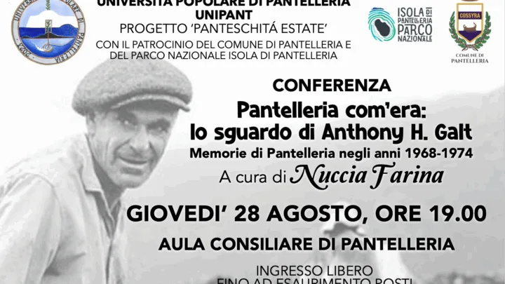 Pantelleria com’era: il 28 agosto nella conferenza dell’Unipant