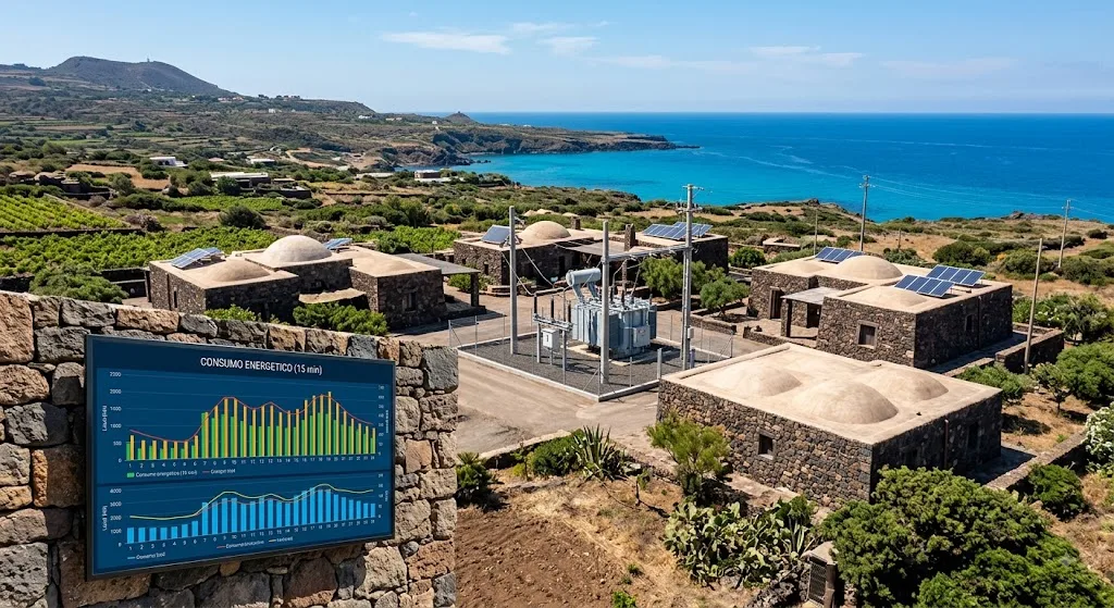 Pantelleria: grazie alla CER Cossyra Energy&nbsp;monitoraggio in tempo&nbsp;reale