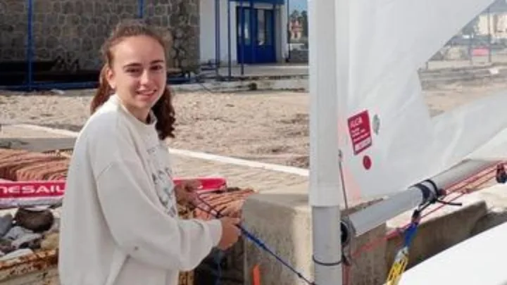 Alice Chiolo prima classificata Under 16 nella vela a Messina