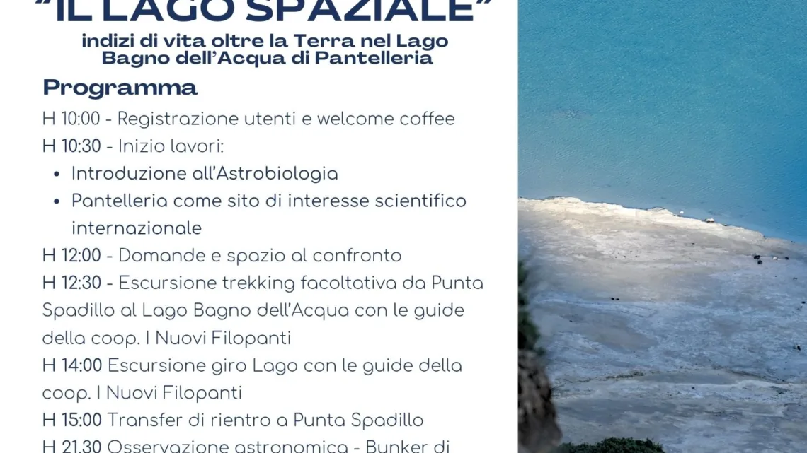 3° EDIZIONE DELL’EVENTO “IL LAGO SPAZIALE” il 2 ottobre