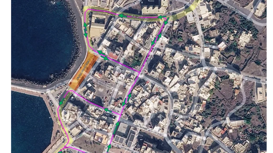 Lavori sul Waterfront di Pantelleria: nuove disposizioni per la viabilità