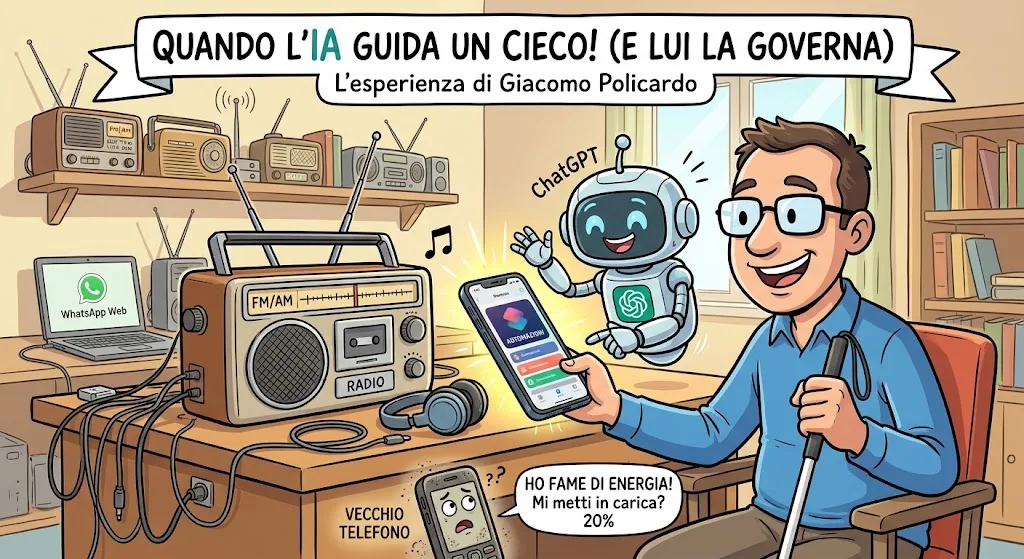 Quando un’intelligenza artificiale può guidare un&nbsp;cieco