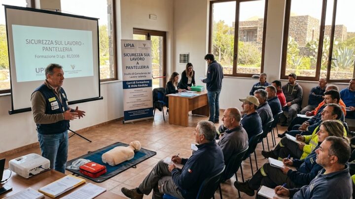 Sicurezza sul lavoro a Pantelleria: al via nuovi corsi e visite mediche